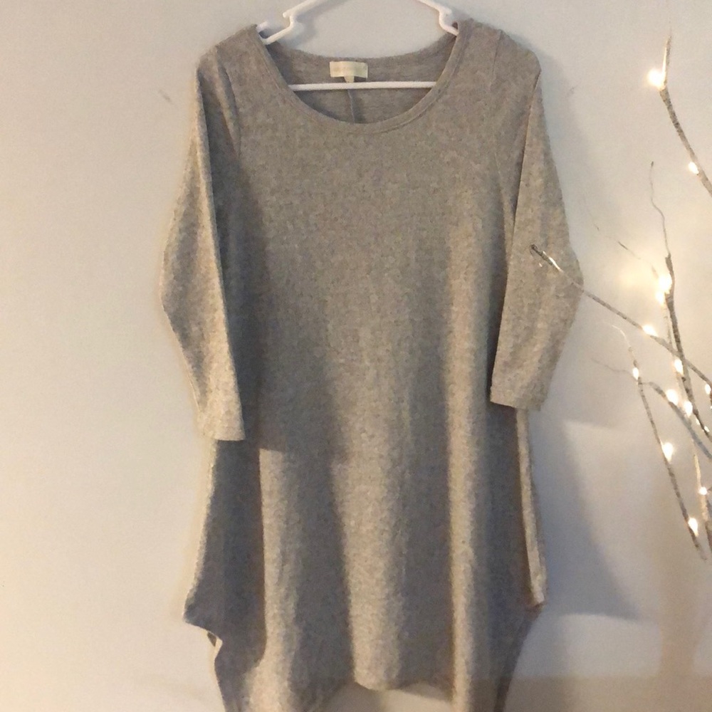 BNWOT Simply Southern Augusta Dress Grey